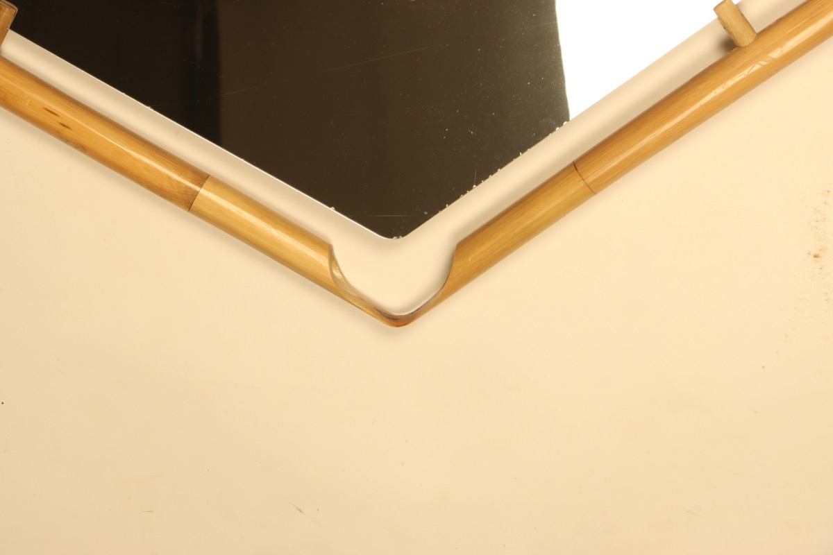 Bent bamboo joint detail